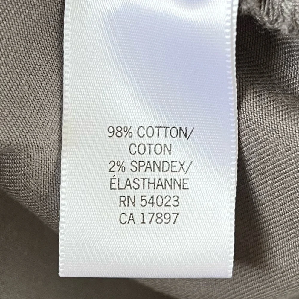 •Banana Republic Factory•  NWT Ryan Fit Taupe Chino Pants - Size 8 - Picture 8 of 10